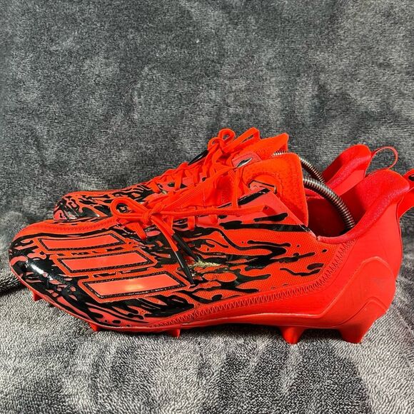 Adidas Adizero 12.0 Poison Solar Red Core/Black Men size 13 - Picture 1 of 9